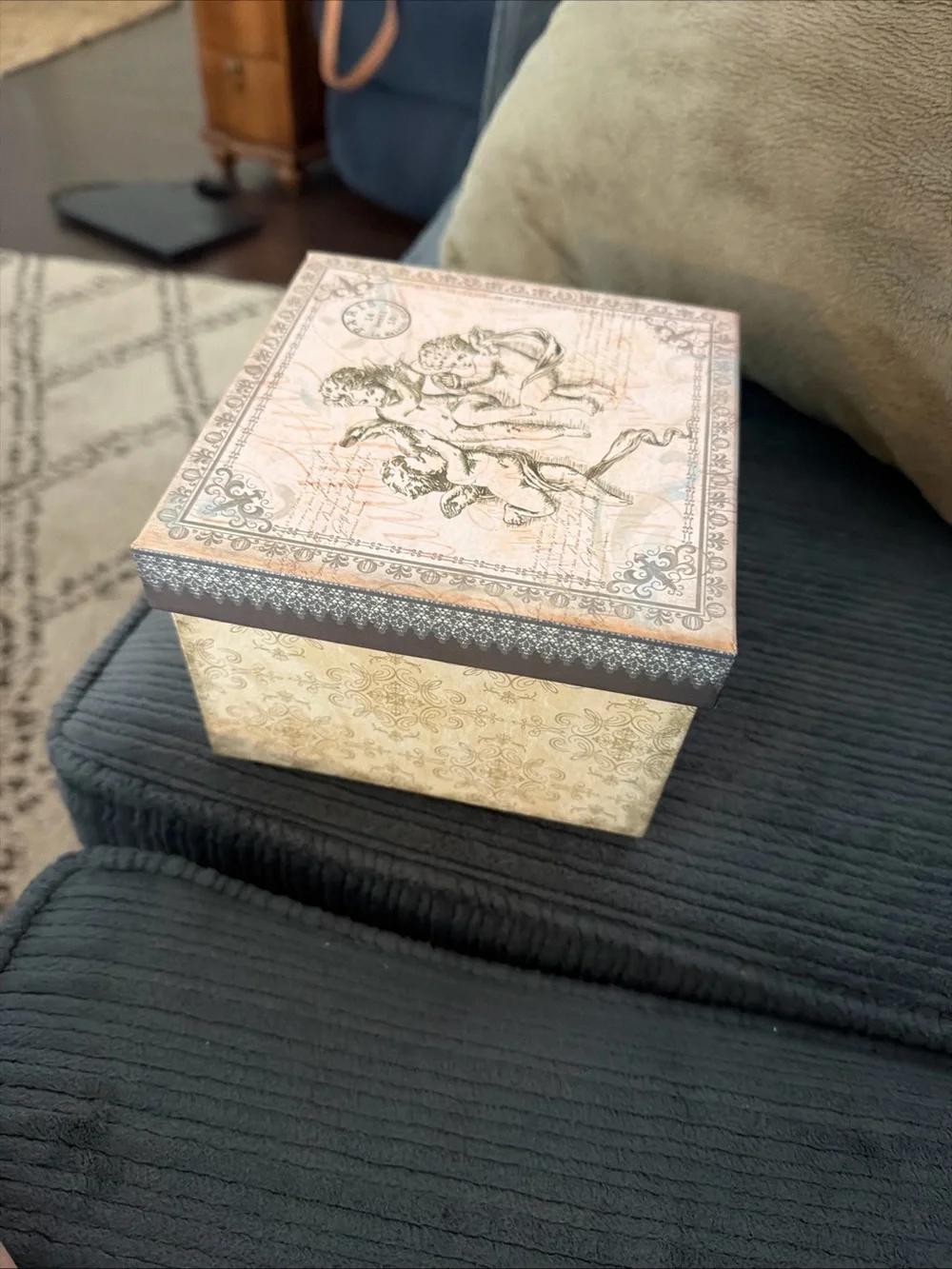 Set of 2 Ashland Signature Vintage-Style Decorative Keepsake Boxes